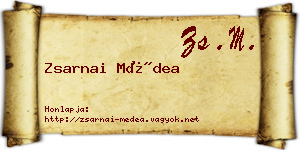 Zsarnai Médea névjegykártya